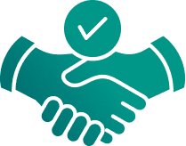 握手をしているアイコン