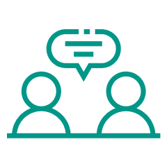 対話を通じてユーザーに共感します。